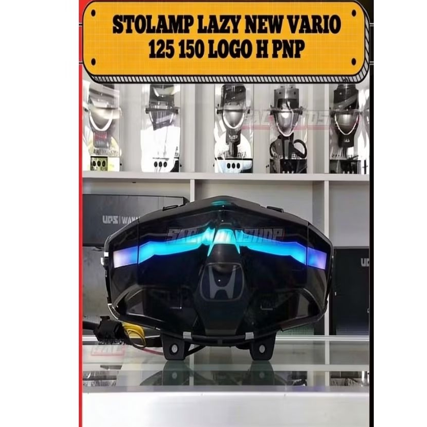 STOPLAMP LAMPU BELAKANG VARIO LED NEW 125 150 CUSTOM LOGO H SIMPLE