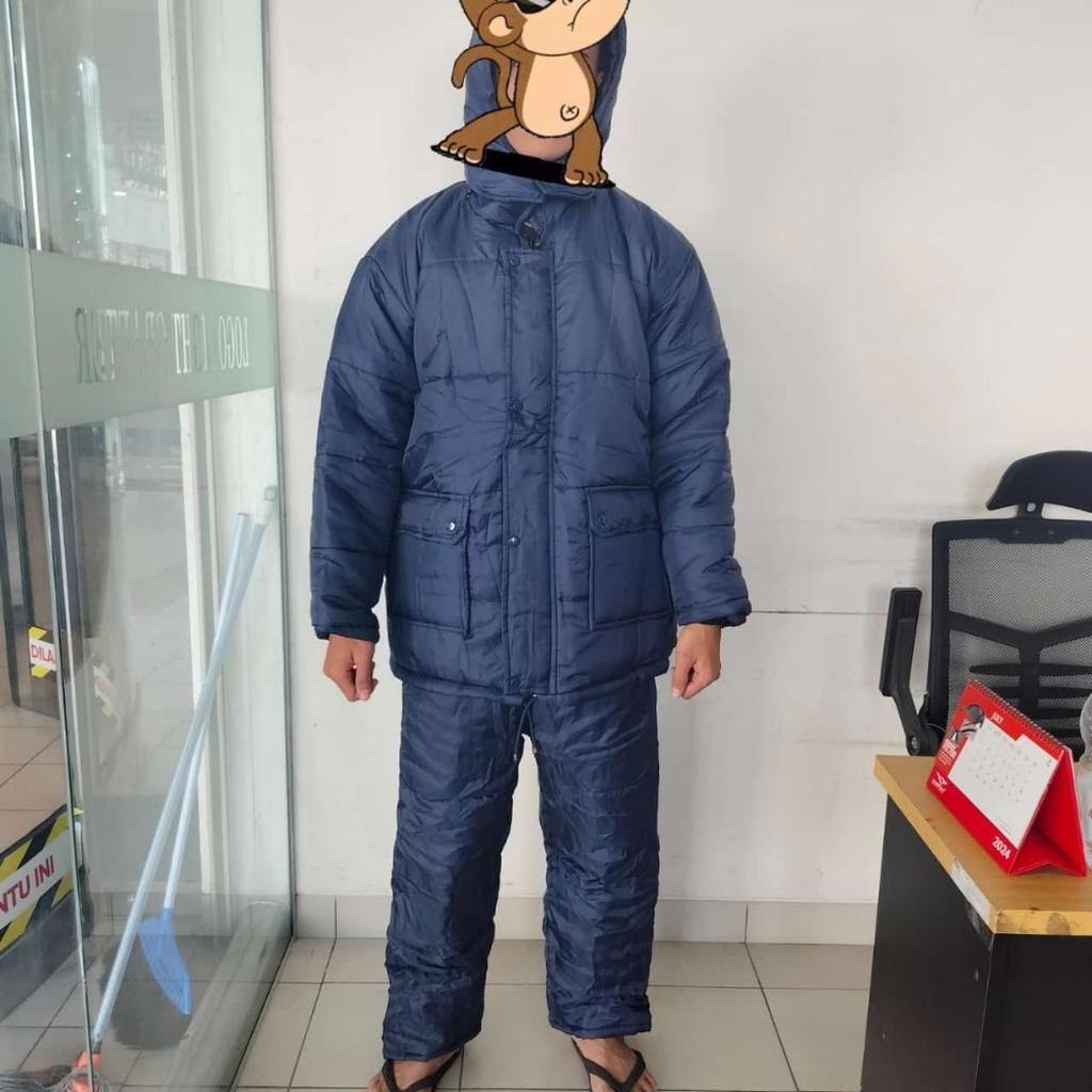 Jaket Dingin Cold Storage / Baju Celana Jaket Dingin Cold Storage FULLSET