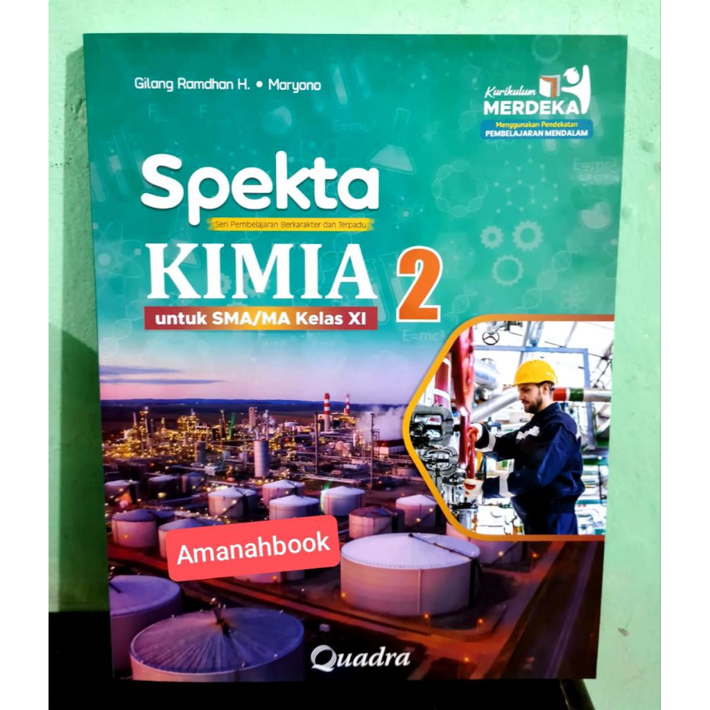 Buku Spekta Kimia SMA Kelas 11 Kurikulum Merdeka Quadra