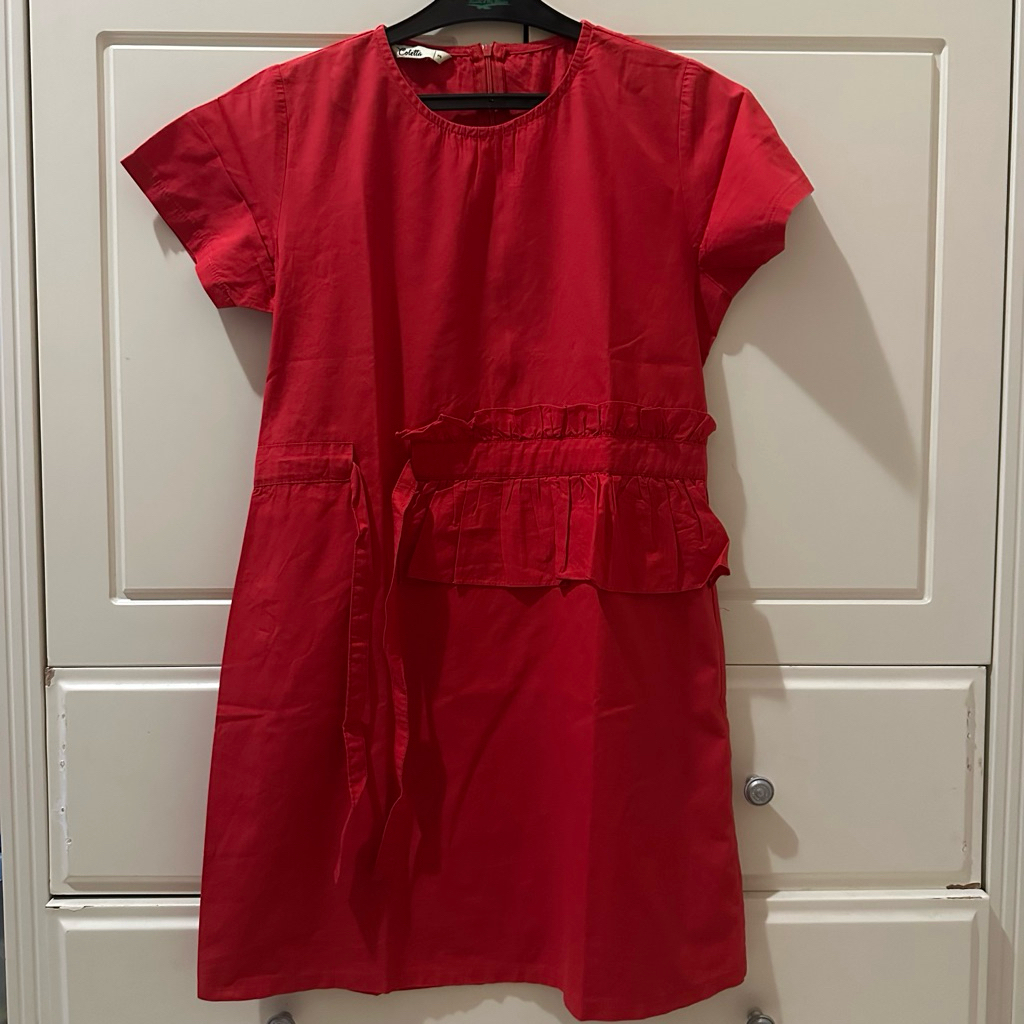preloved dress — red dress