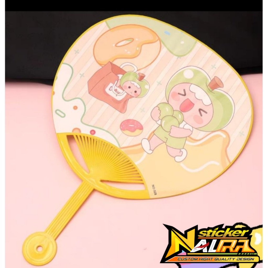 Kipas Tangan Jumbo Plastik Kuat Desain Lucu