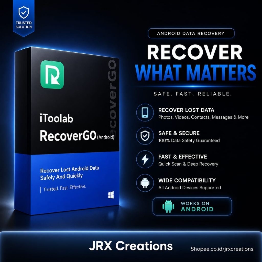iToolab RecoverGo Android Data Recovery 2025 - Aplikasi Mengembalikan Data Hp Yang Terhapus