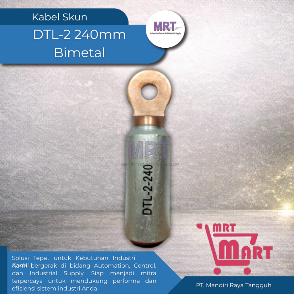 Skun Kabel DTL-2 240mm² Tembaga | Cable Lug Skun Terminal Press 240mm Panel Listrik