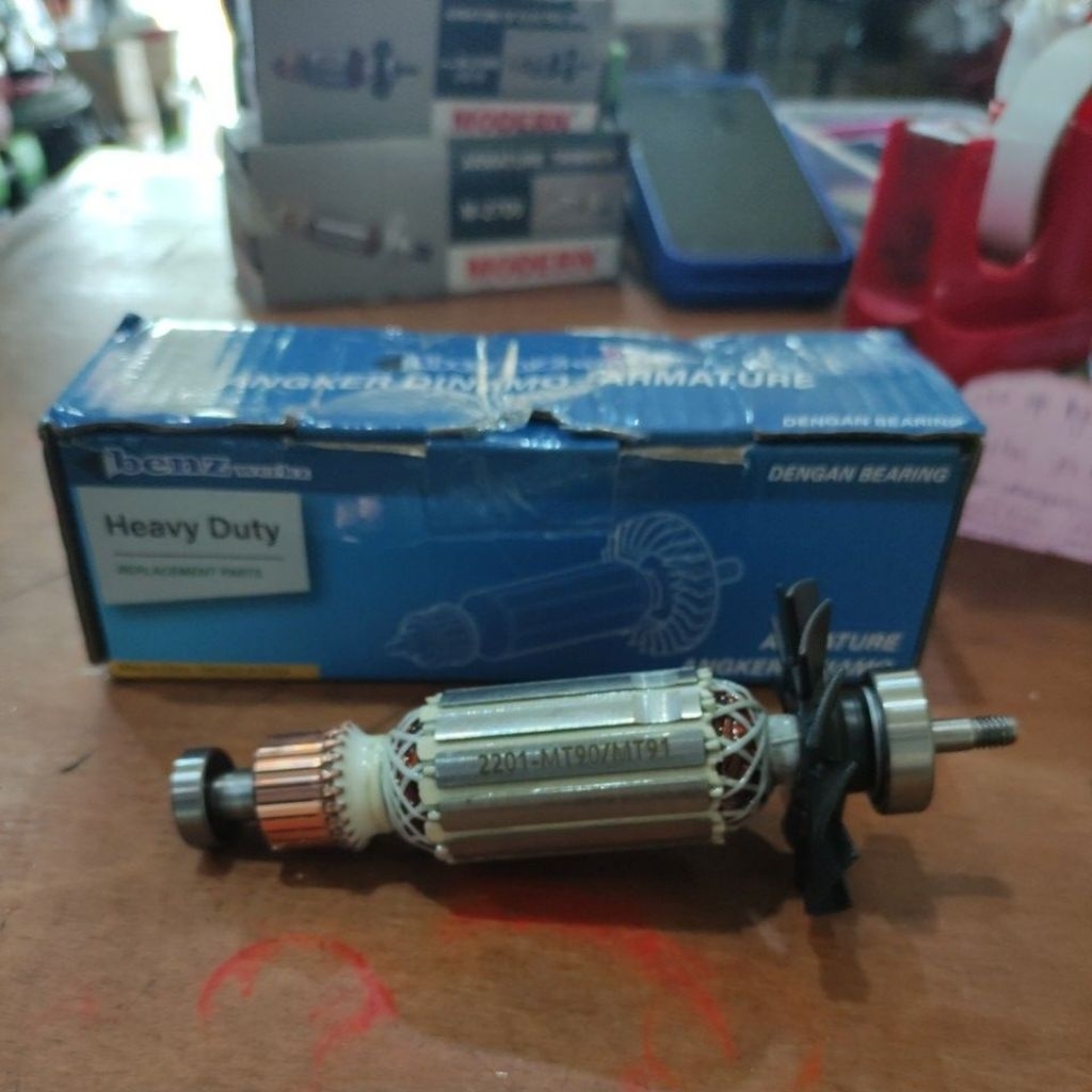 armature gerinda mactec makita mt90/mt91 jantung grinda mt90