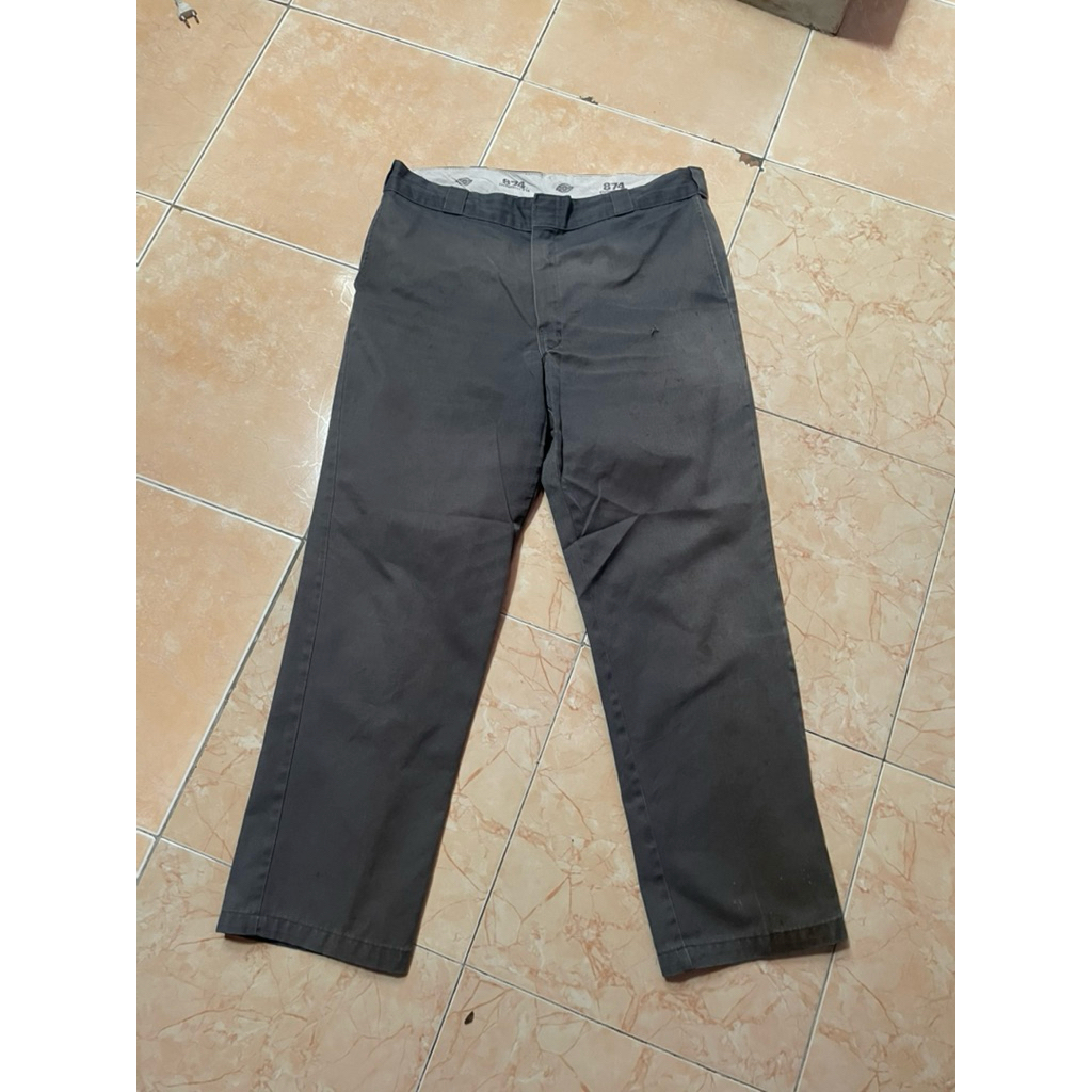 dickies 874 original fit charcoal sz 38