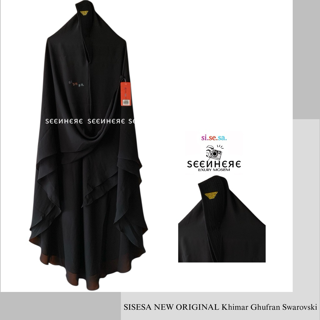 SISESA NEW ORIGINAL GUARANTEED - Khimar Gufron Swarovski