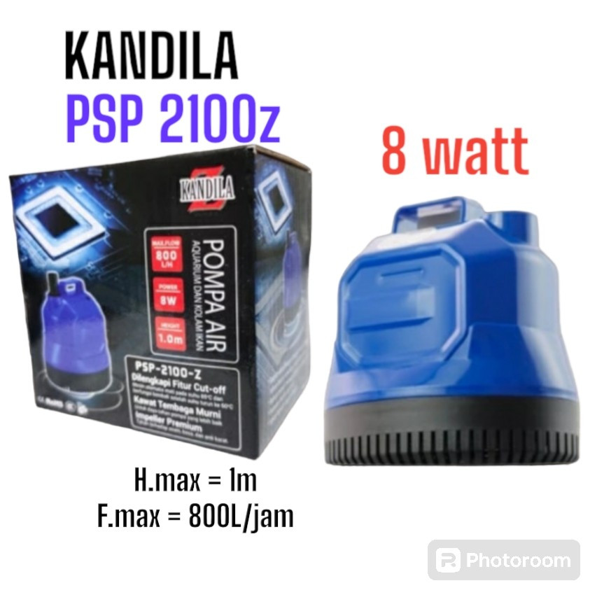 Mesin Pompa Celup PENGUIN KANDILA PSP 2100Z 2100 Z Filter Bawah Aquarium Kolam Aquascape Air Terjun 