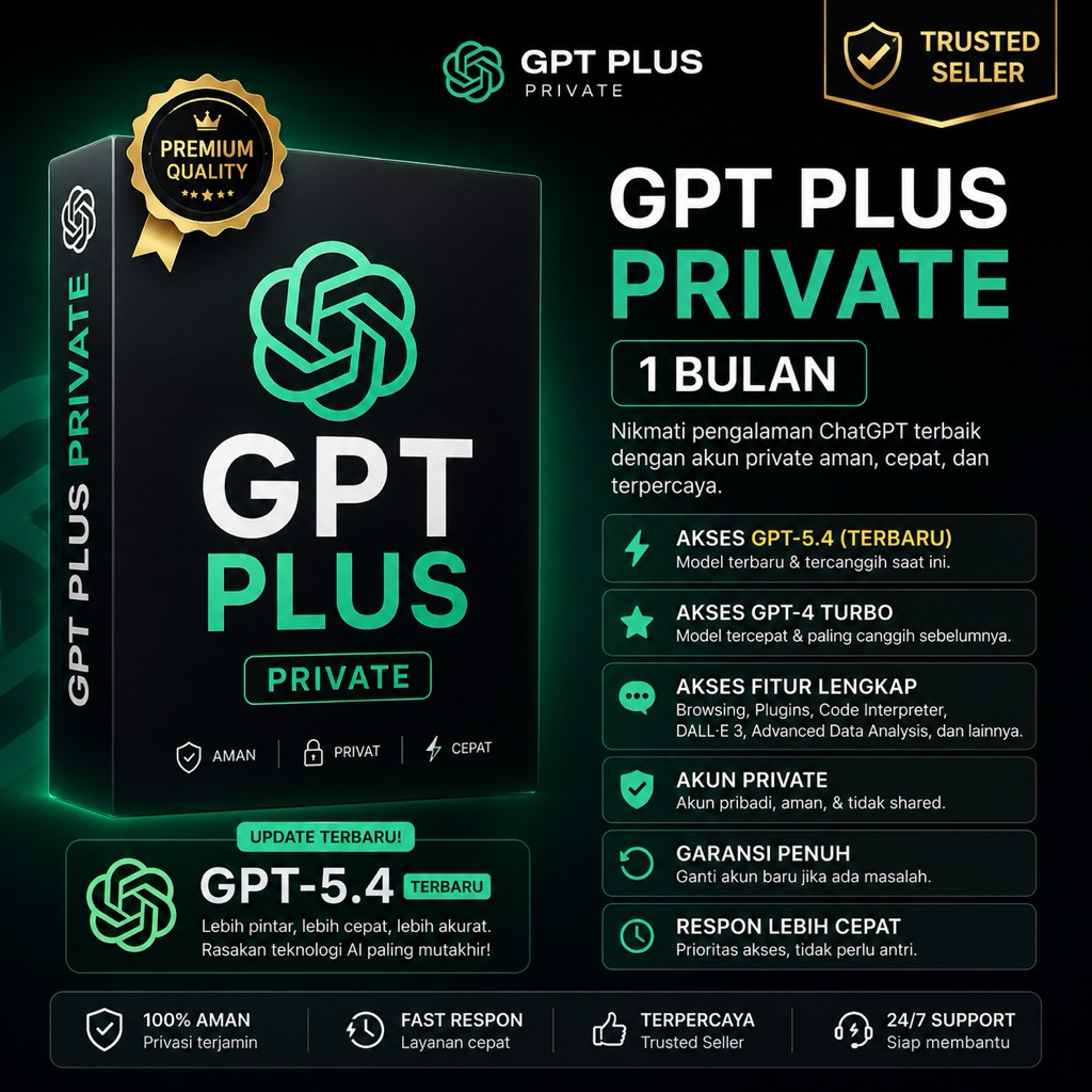 9999++ Prompt | Akses GPT 5.4 PLUS Private Bergaransi