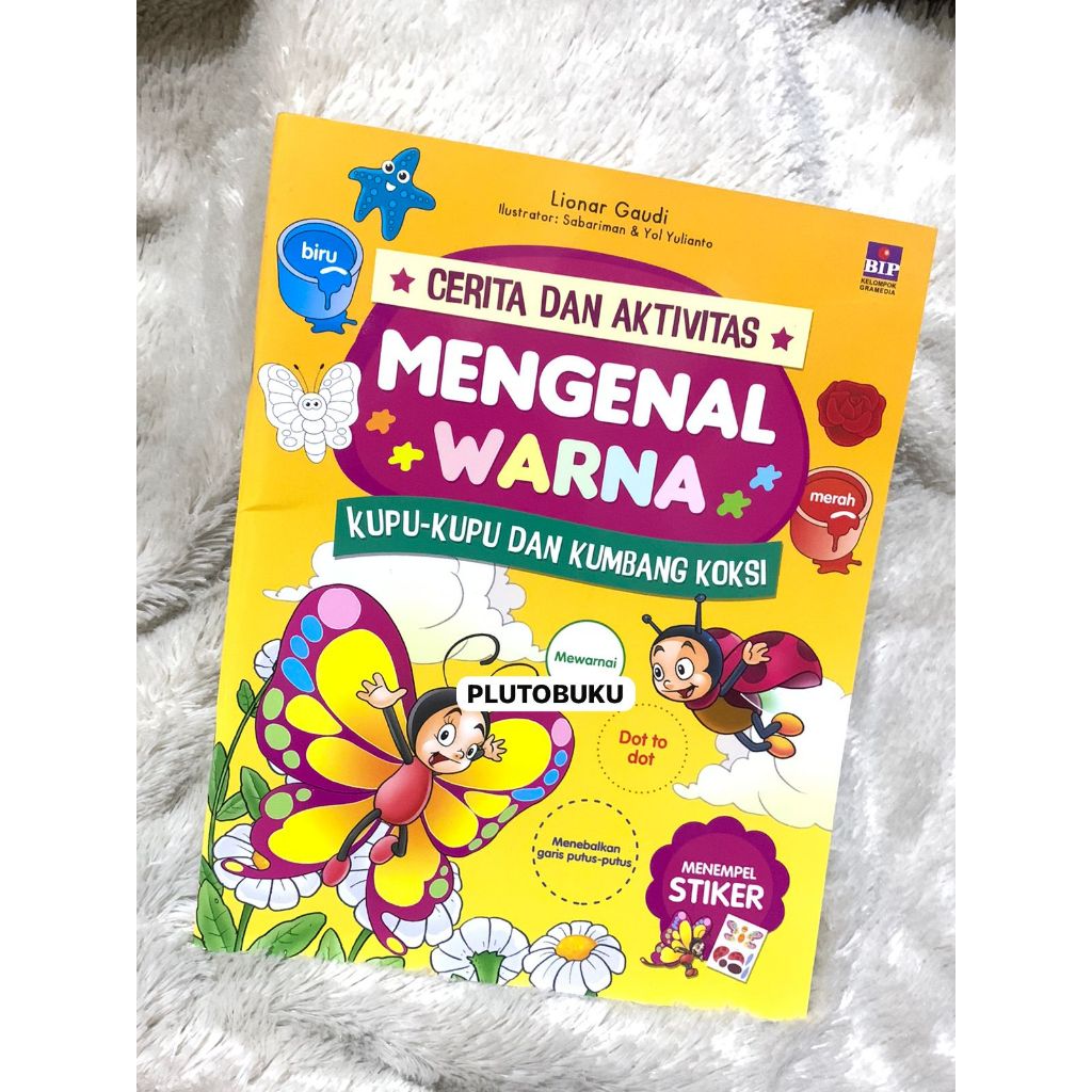Cerita Dan Aktivitas Mengenal Warna - kupu kupu dan kumbang koksi