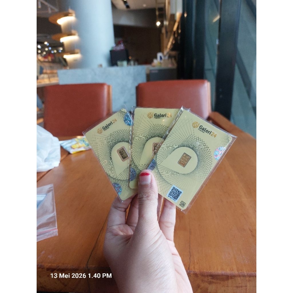 TERMURAH LOGAM MULIA GALERI24 0.5 GRAM FULL ASURANSI
