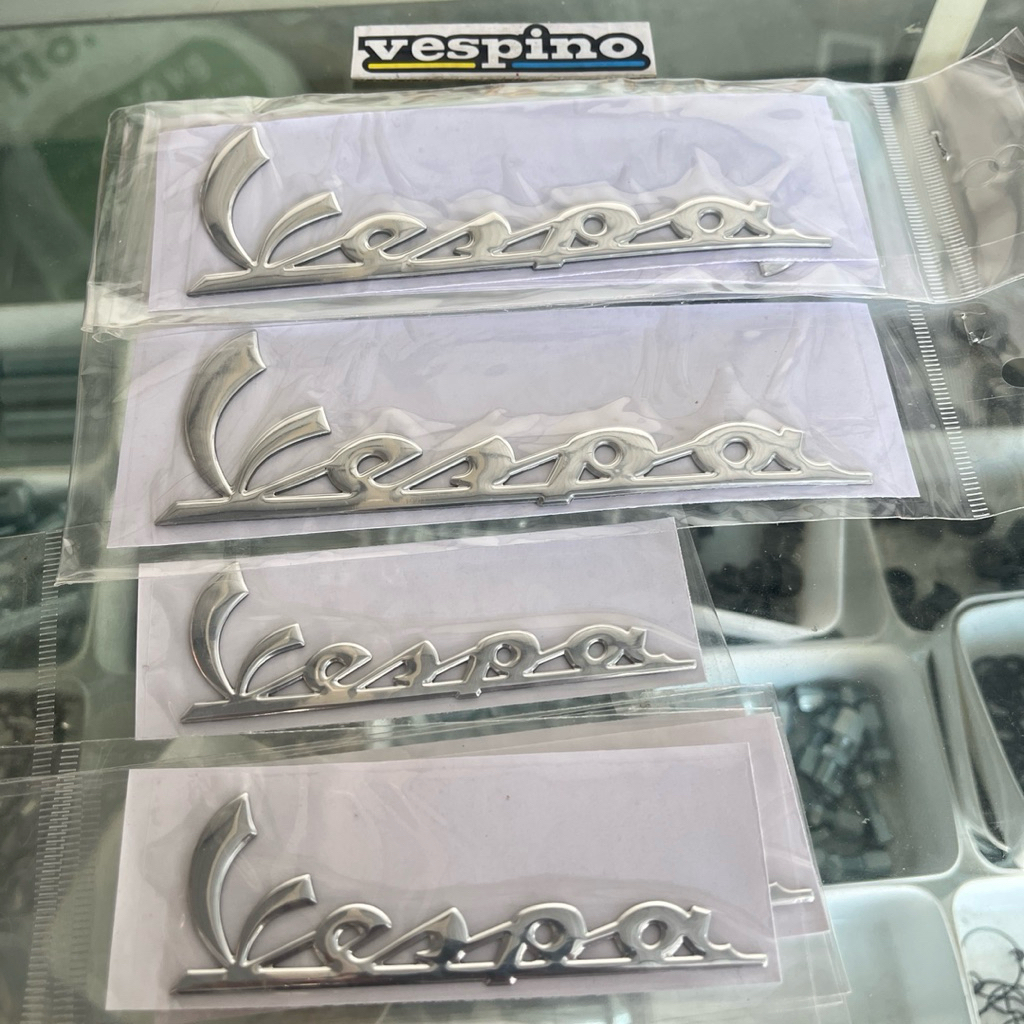 Emblem stiker vespa latin vespa Excel Exclusive super sprint px series new px