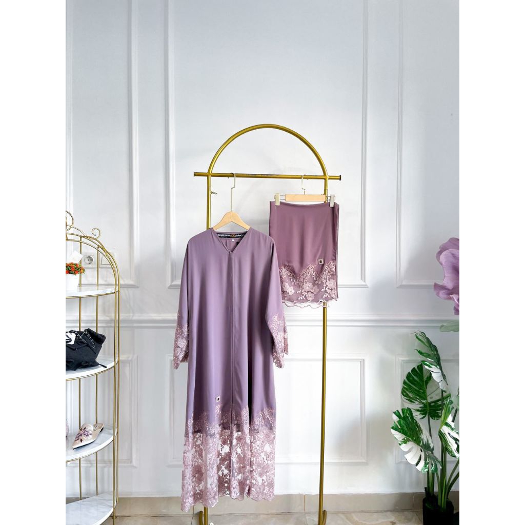 Abaya Purple Madinah Original Karaz