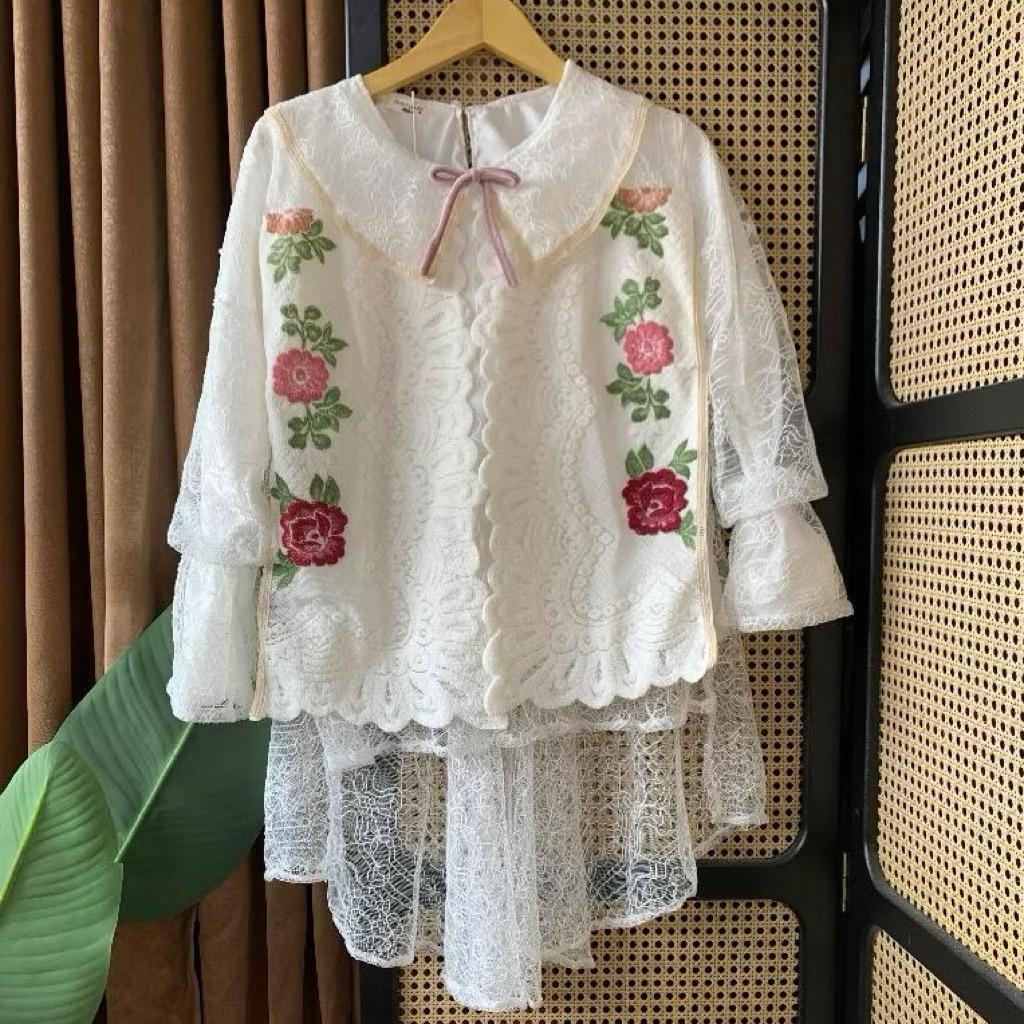 [NEW] baju atasan raya lebaran kebaya korean wisuda kondangan ayana atasan korean lace baju bkk lace