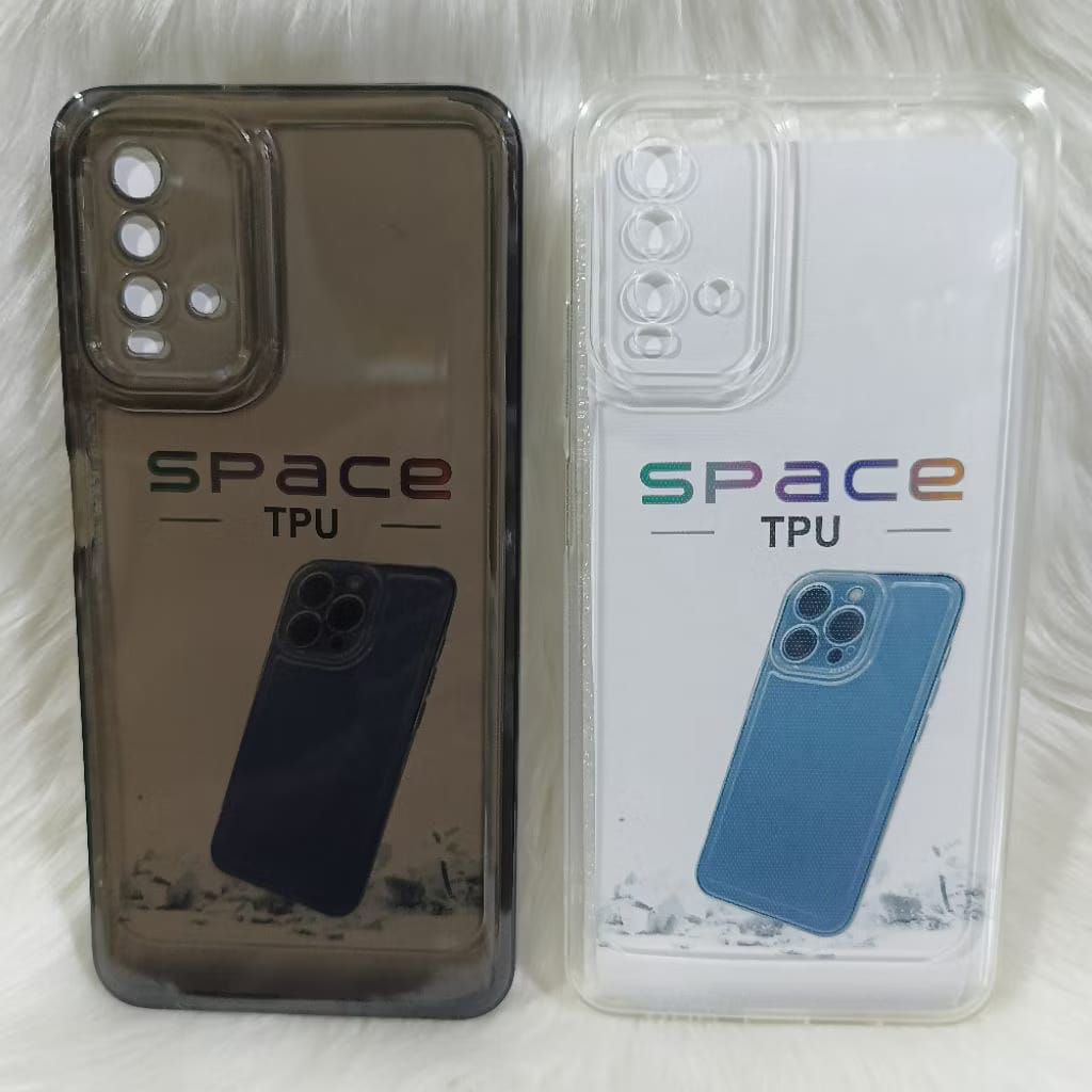 SoftCase Casing Redmi 9T Silikon Bening Transparan Space TPU Pelindung Belakang hp