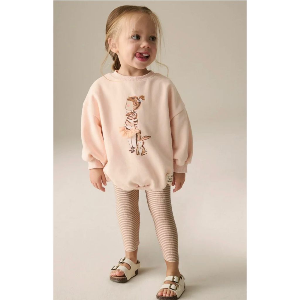 Setelan sweater bayi perempuan