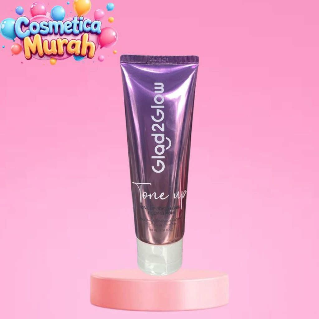 ic.ux} GLAD2GLOW tone up brightening body serum 100 ml cerah glowing seketika