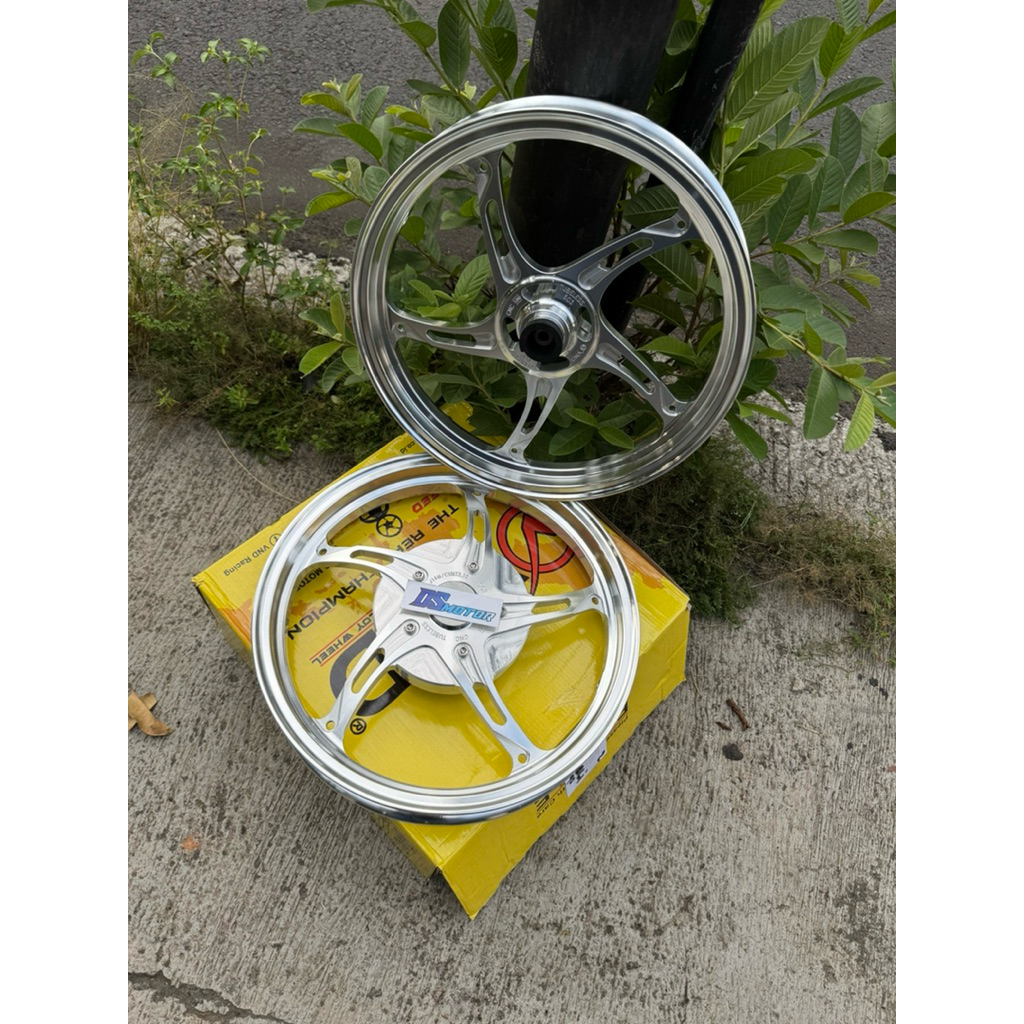 velg VND RACING NEW SPEED MIO FINO SOUL MIO SPORYT 5TL MioJ mioGT SoulGT CHROME SILVER RING14 R14