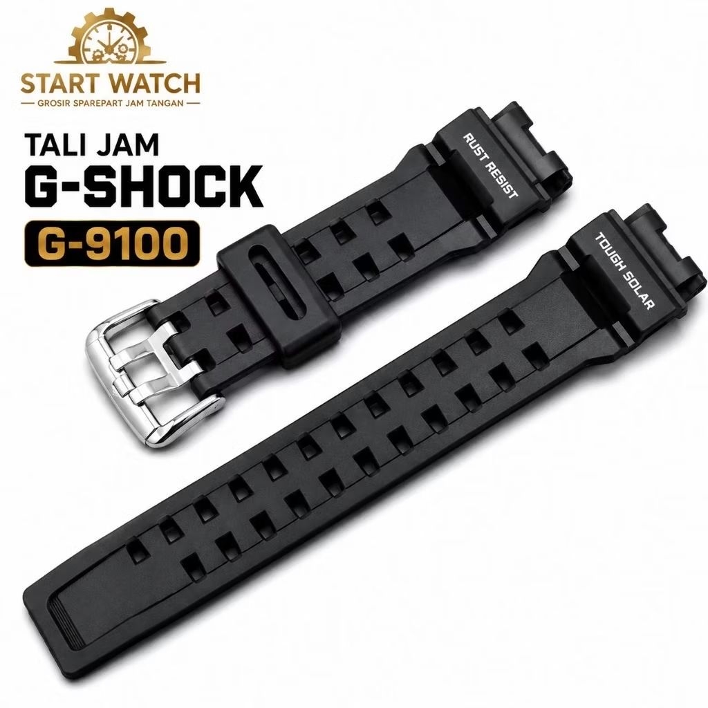 Strap Tali Jam G Shock G 9100 Gulfman Rubber Strap Original