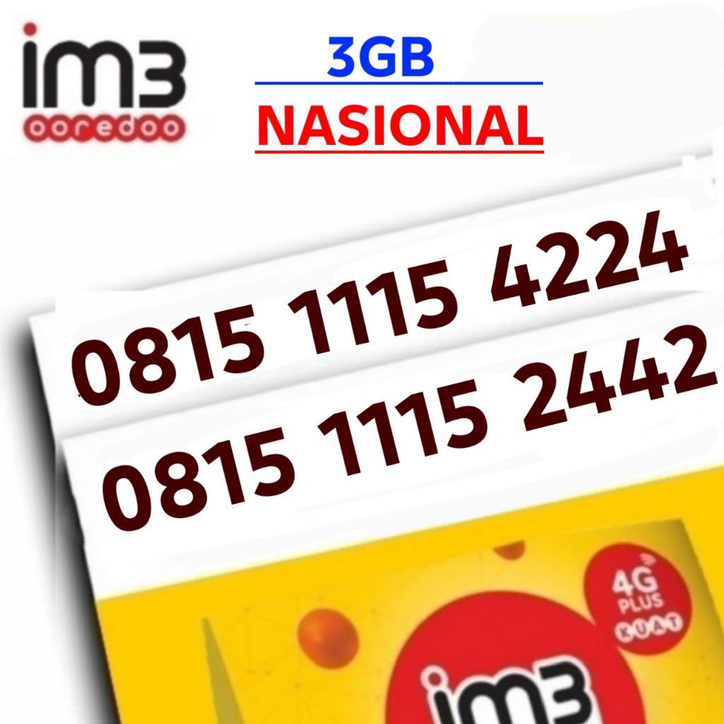 Kartu perdana indosat im3 ooredoo