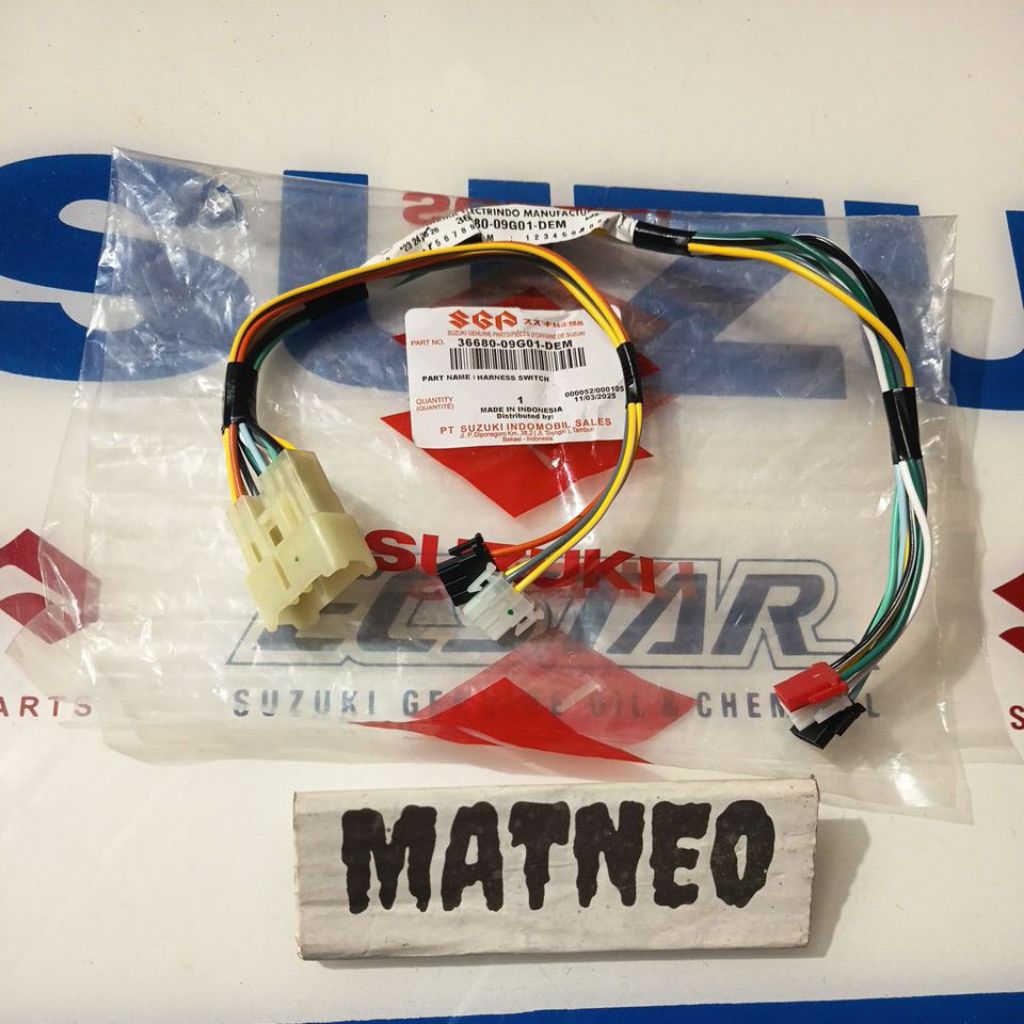 kabel soket fiting saklar shogun 125 fd R smash 110 lama original sgp 36680-09G01-DEM