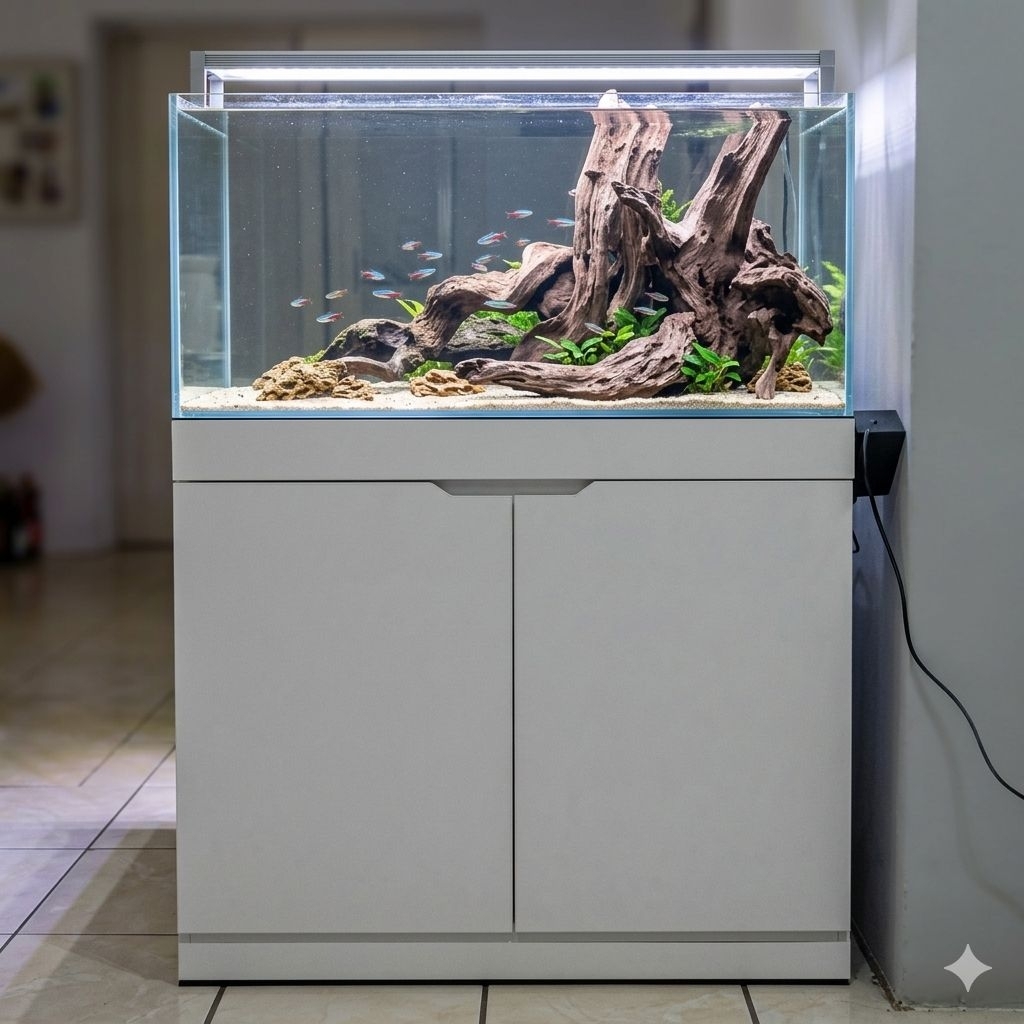 MEJA AQUARIUM CABINET AQUARIUM UKURAN 150×40×70 CM