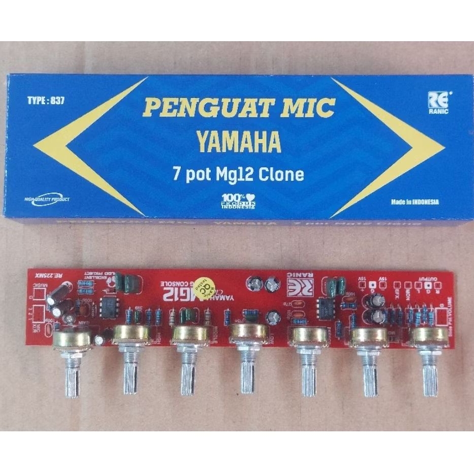 Kit penguat mic mixer yamaha mg12 clone ( 837 )