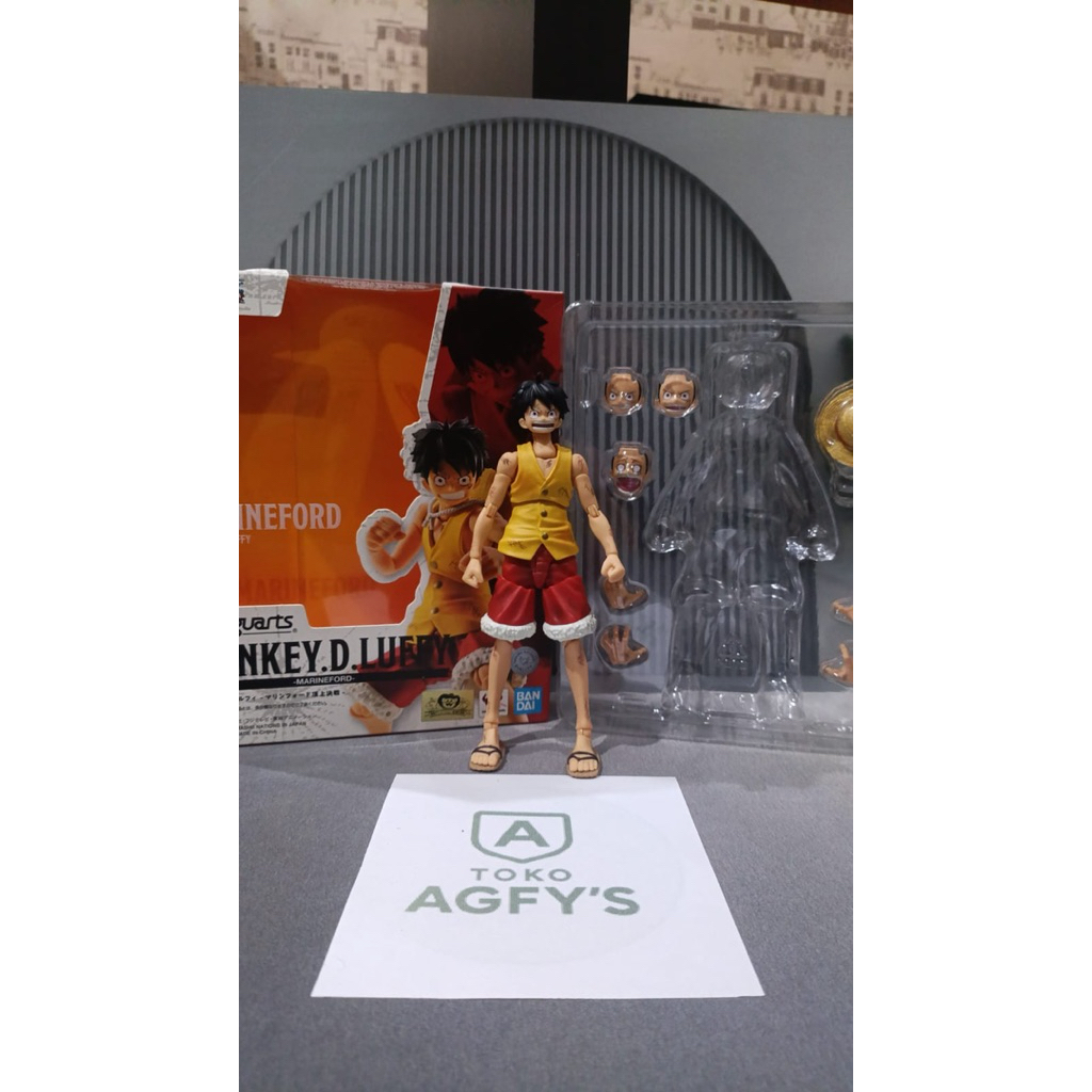 SHF One Piece Luffy Marineford - Original