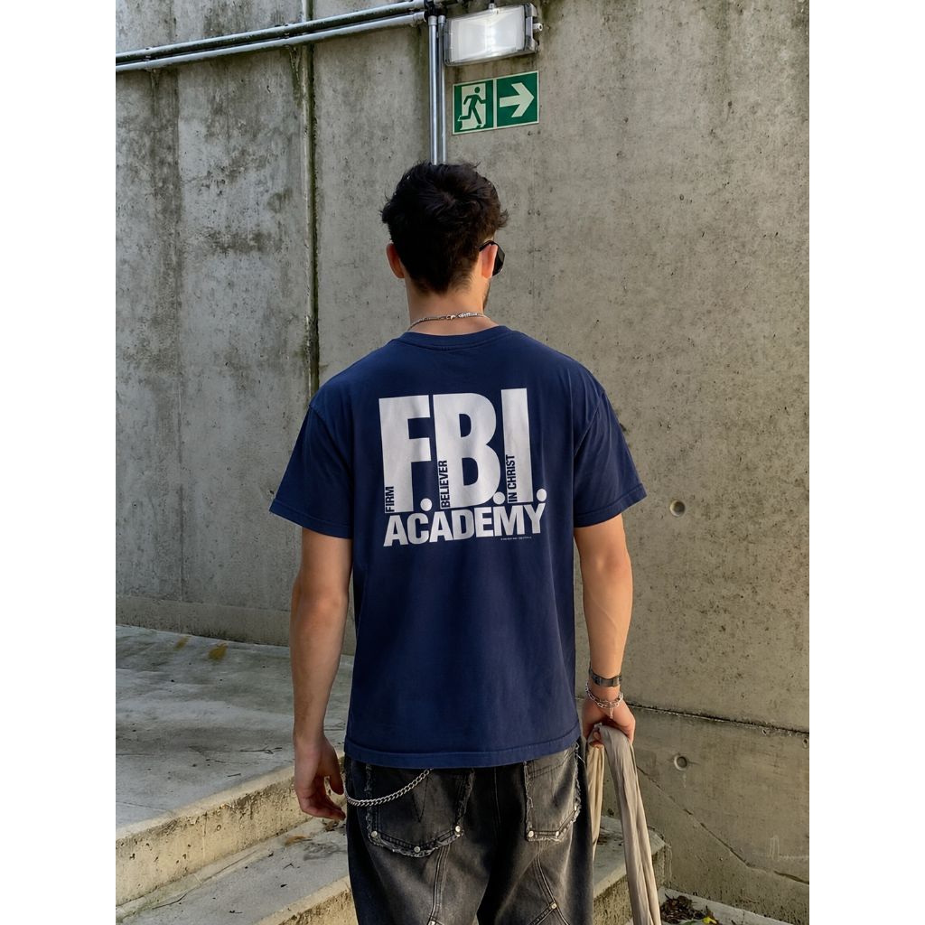 Kaos Vintage Jesus tee " FIRM BELIVER IN CHRIST"