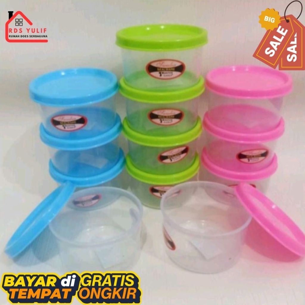 Toples Kecil Plastik Sealware 350ml - Food Safe/ Toples Kecil