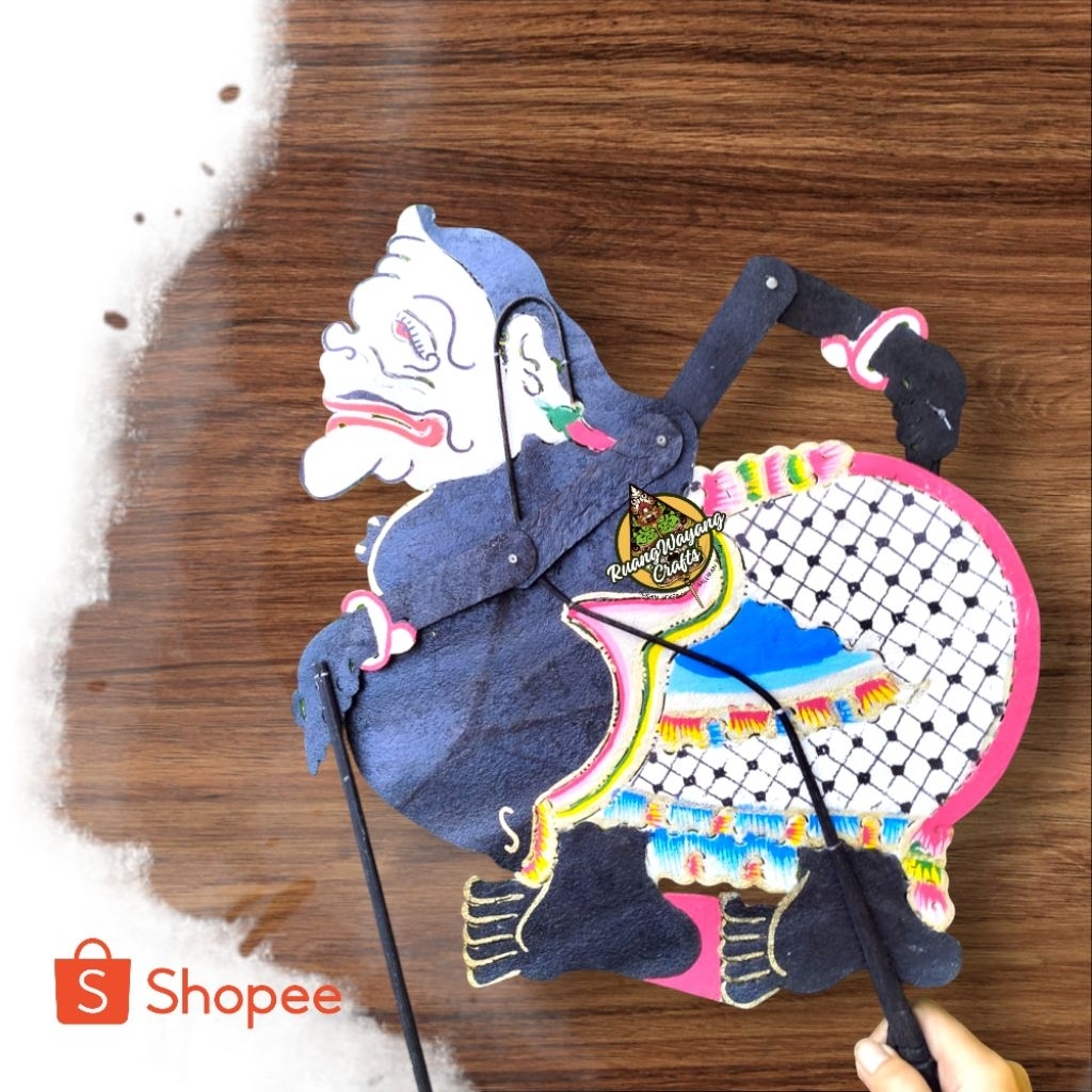 Wayang Kulit Asli Semar Ireng Murah Meriah