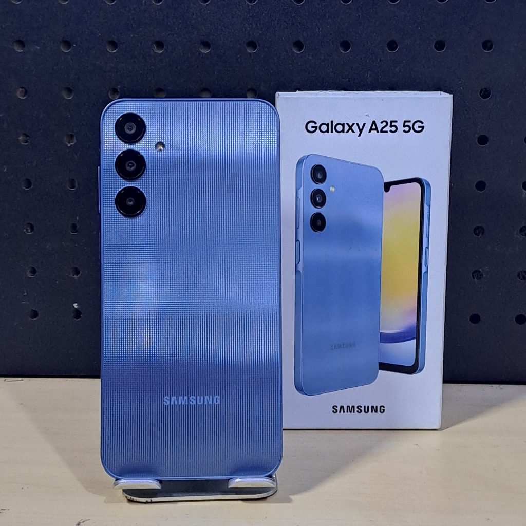 SAMSUNG A25 5G 8/256GB SECOND FULLSET BERGARANSI TAMPA ADAPTOR