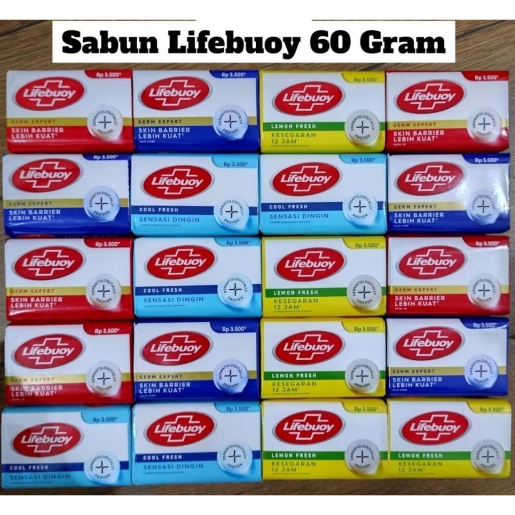 Sabun Batang Lifebuoy 60gr