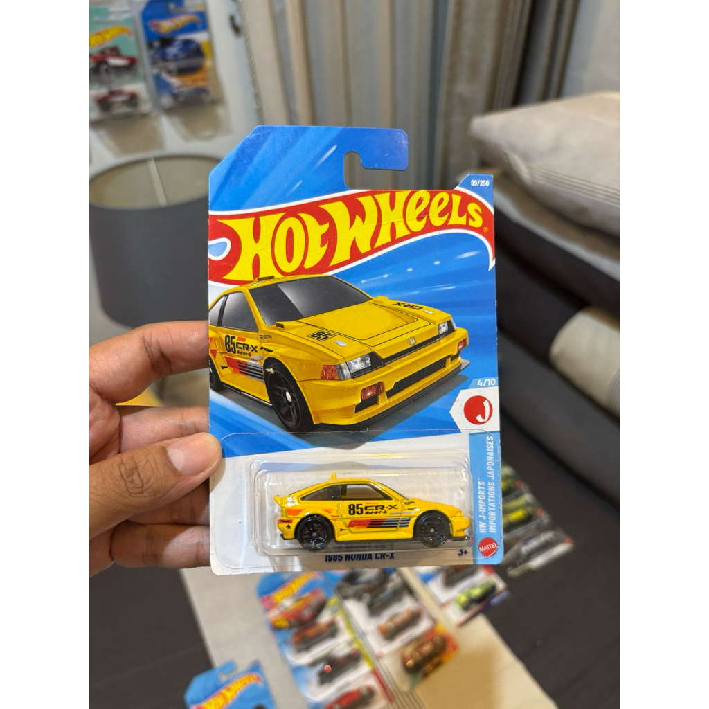 HOTWHEELS HONDA CRX KUNING
