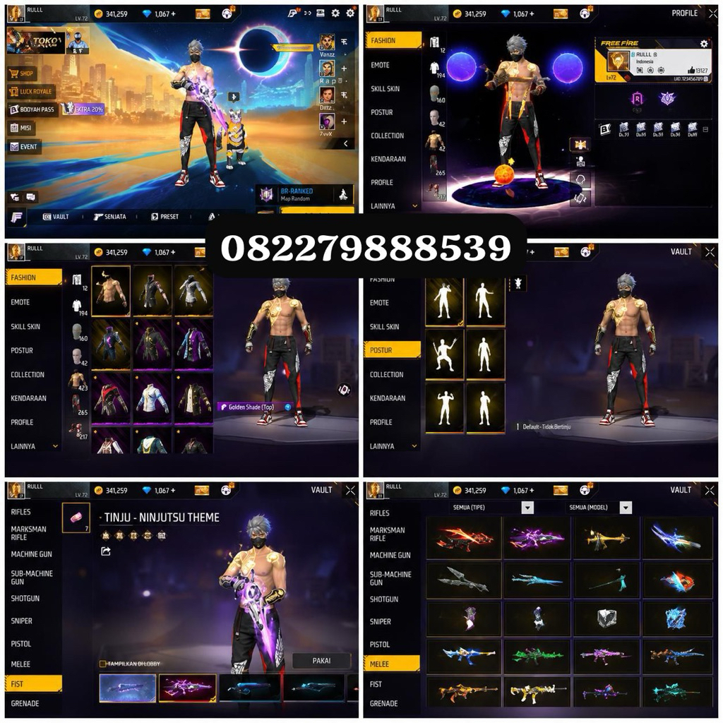 jual akun Ff free fire murah 2026 anti HB data all aman terpercaya