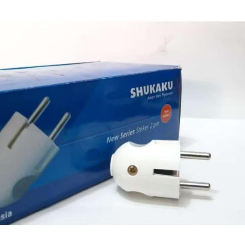 STEKER ARDE SHUKAKU 858 STEKER TEMBAGA STEKER ARDE BULAT 2 PIN STEKER ARDE BERKUALITAS TEMBAGA TAHAN
