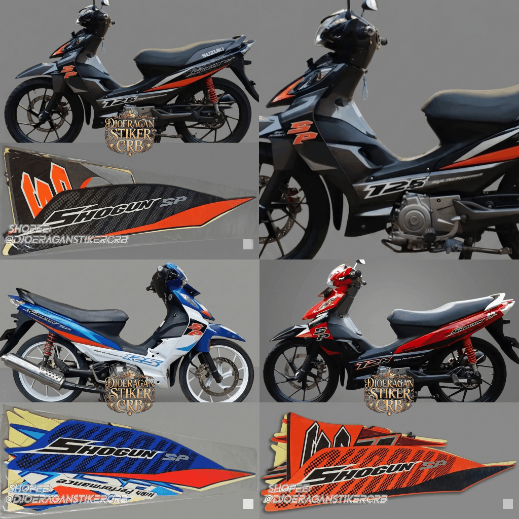 Striping Shogun SP 125 2008 Stiker Sticker Lis Shogun 125 SP 2008