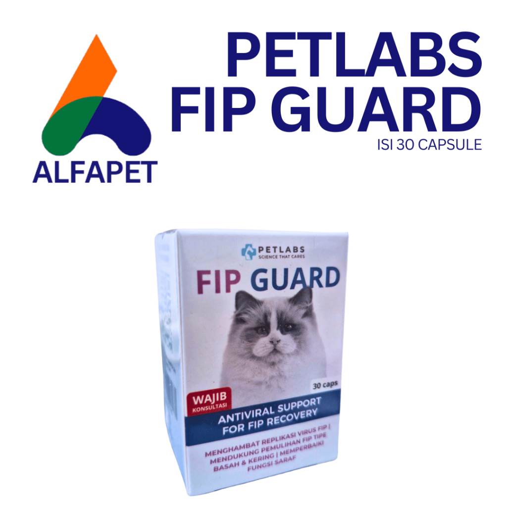 Petlabs FIP Guard Obat FIP Kucing Basah dan Kering Molnupiravir Ampuh Anti Virus
