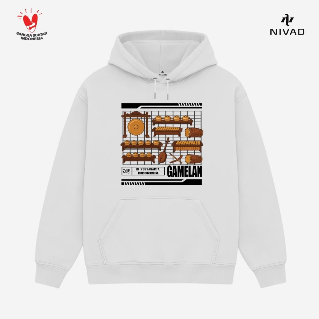 Nivad Sweater Hoodie Alat Musik Tradisional Yogyakarta Gamelan