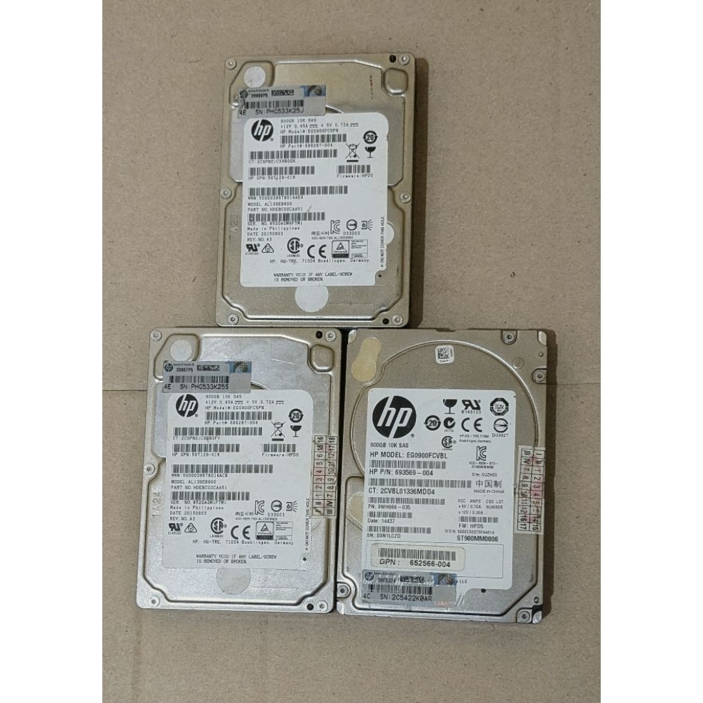 HDD SAS HP 900 GB 10 K