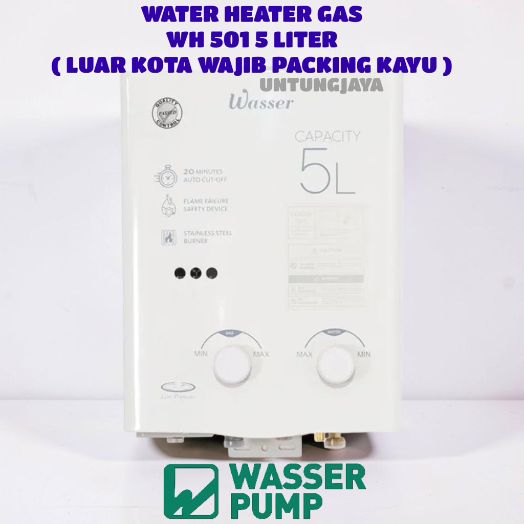 Wasser WH501 Pemanas Air Gas Water Heater