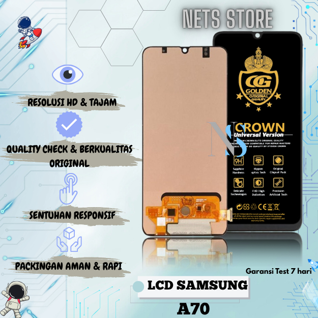LCD TOUCHSCREEN SAMSUNG A70 A705 A705F ORIGINAL COMPLETE