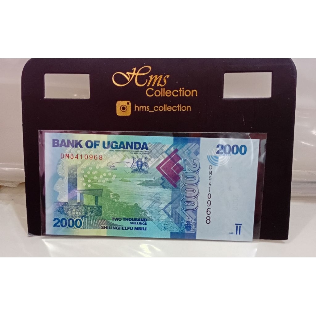 Uang Kuno Uganda 2000shiling UNC untuk Numismatik
