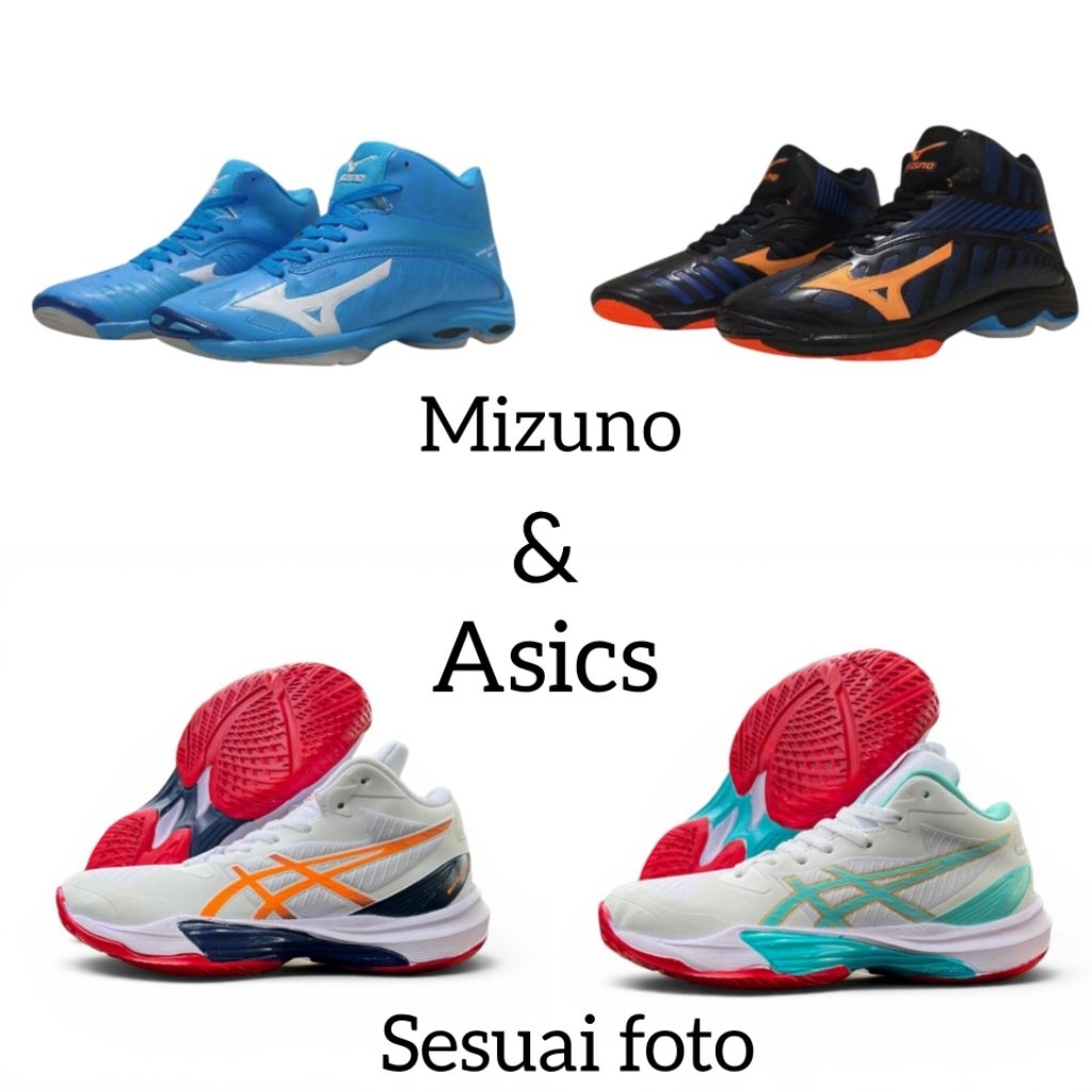 SEPATU OLAHRAGA MIZUNO VOLY BASKET PRIA WANITA