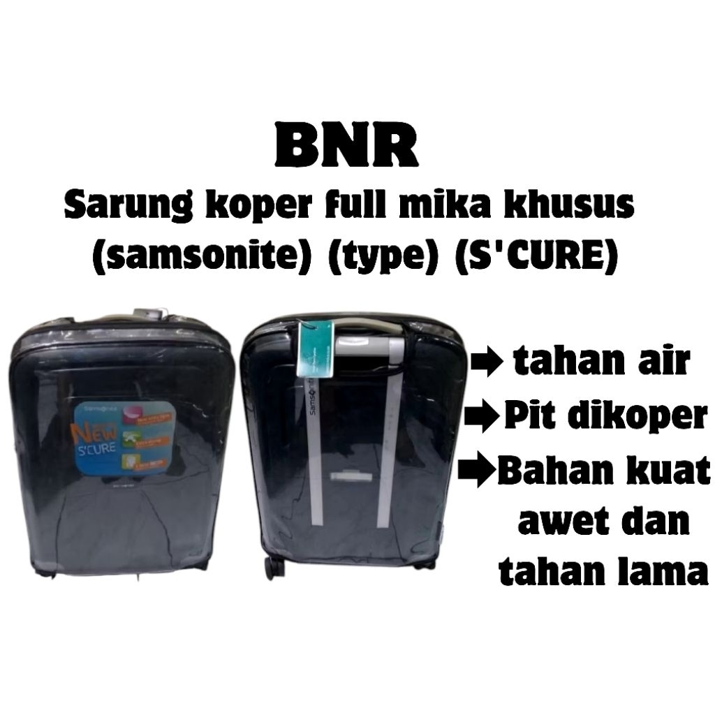 sarung koper full mika khusus (samsonite) (type) (S'CURE)