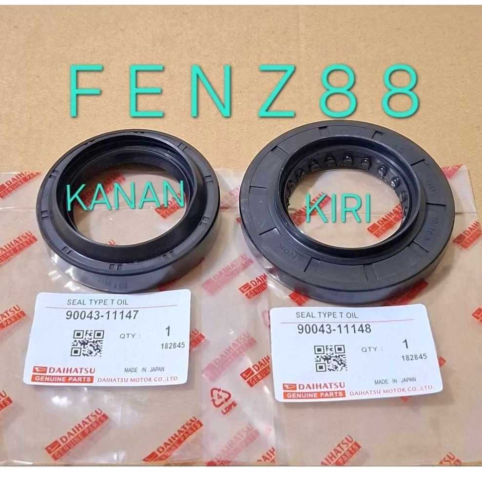 OIL SEAL DRIVE SHAFT AS RODA PINION GARDAN CHARADE CLASSY G11 / 102 1SET