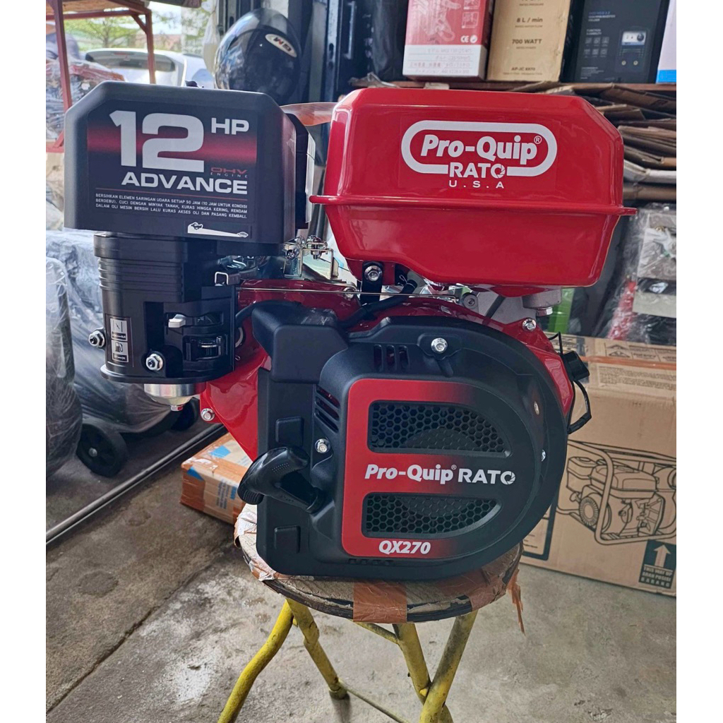 MESIN ROBIN KATO 12hp gx270 pro quip / mesin Robin gx270 pro quip putaran 1:1 cepat