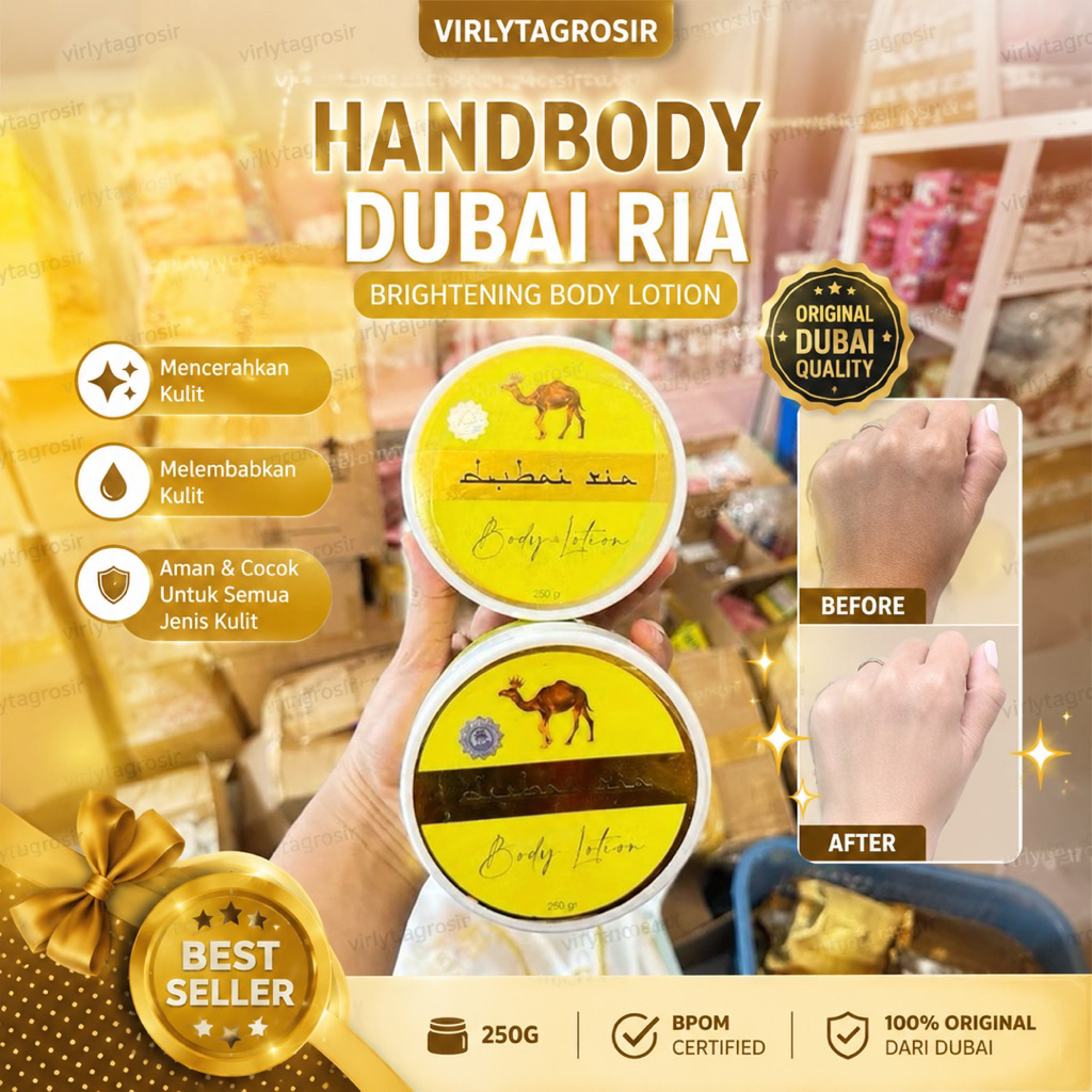 HANDBODY DUBAI RIA ORIGINAL TERBARU BPOM