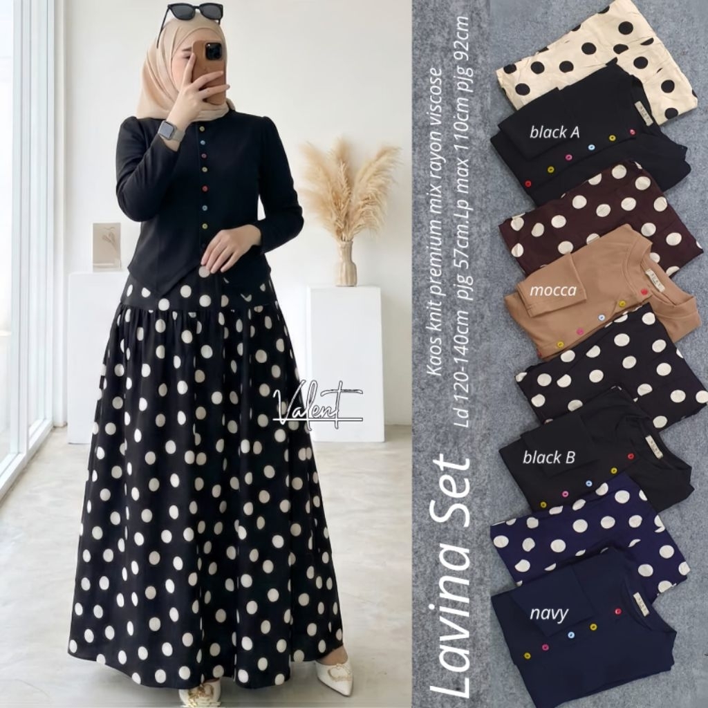 BAJU SETELAN WANITA SETCEL LAVINA/HALIZA/ ANDARA SET BY VALENT ORIGINAL BEST SELLER BISA COD