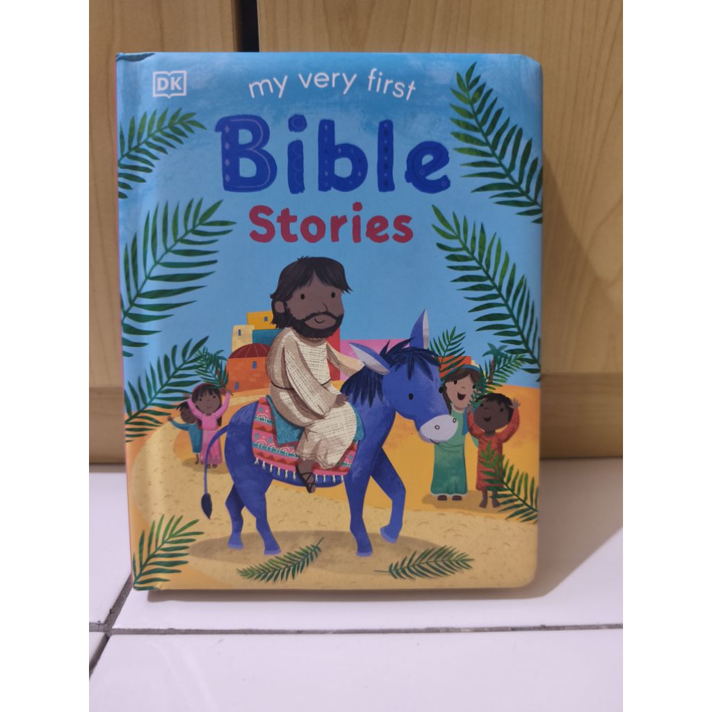 Preloved Buku Anak Kristen DK LIKE NEW board book My First Bibble Stories HC empuk