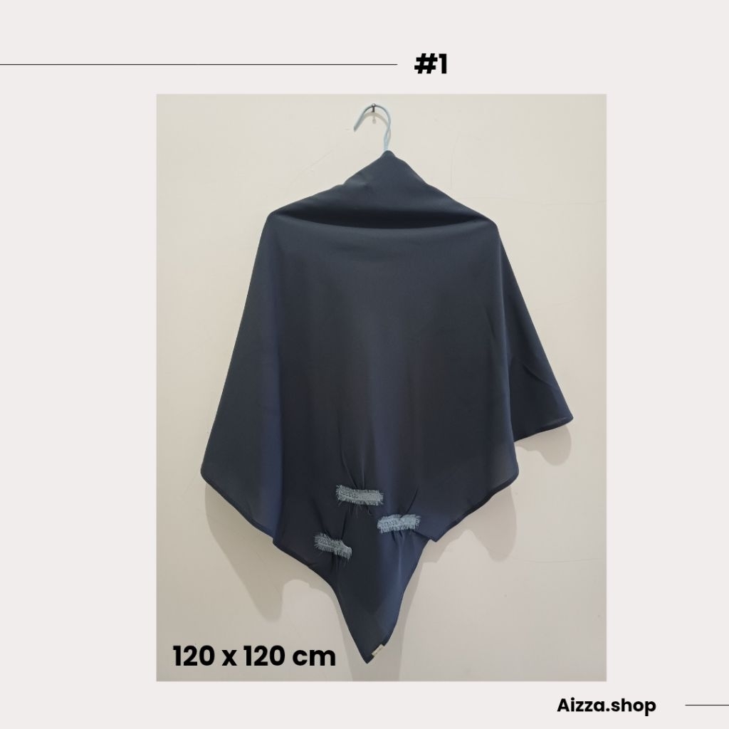 Ma.na & Umama - Jilbab Segiempat Jumbo (Preloved)